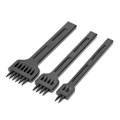 Pikkukuva 5 / 5: 3 kpl 2/4/6 Piikkimeiseli Teräs DIY Ompelu Nahkatyö Käsirei'itin Työkalu 4mm