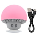 Miniatyrbild 3 av 5: Mini Bluetooth Trådlös Bärbar Svamp Högtalare Subwoofer Med Sugkopp Funktion (Rosa)