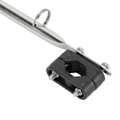 Miniatyrbillede 3 af 5: 390mm/15.35in Marine Rail Type Flagstang Justerbar Rustfrit Stål til Både Yachts Sejlbåde Speedbåde