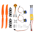 Miniatyrbilde 2 av 5: A2212 1400KV Børsteløs Motor 30A ESC SG90 9G Mikro Servo 8060 Propell for RC Fly (1400KV Motor 30A ESC 9G Servo 8060 Propell)