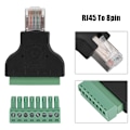 Pikkukuva 4 / 5: DVR Ethernet -liitin RJ45 urosliitin 8-nastainen ruuviliitin