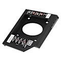 Miniatyrbild 1 av 3: 2,5\" SATA HDD SSD-hölje Hårddiskfack Optisk DVD-adapter för Laptop 12,7 mm