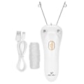 Miniatyrbilde 1 av 5: Elektrisk trådepilator hårfjerner USB-lading bomullstrådepilator (Host bomullstråd USB-kabel) (Gull)