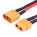 Pikkukuva 3 / 4: 2 kpl/setti XT60 naaras-urosliitinadapteri 14AWG silikonikaapeli RC-lisävaruste