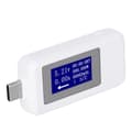 Miniatyrbillede 4 af 5: TypeC Tester Multifunktionel Tovejs Strømspænding DC Digital Voltmeter (Hvid)