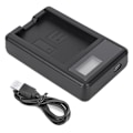 Miniatyrbillede 2 af 5: SEIVI EN EL14 Kamera Batteri Enkelt Oplader med LCD Display til Nikon D5100 D3100 D3200 D3300