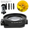 Miniatyrbillede 5 af 5: Makrofiltre 58mm til GP8 58 Action Kamera 16X Makro Nærbillede Dykkerlinsefilter