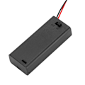 Miniatyrbillede 5 af 5: 5 stk. AAA x 2 Batteriholderboks med låg ON/OFF kontaktledning AAA2