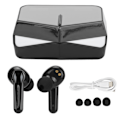 Pikkukuva 3 / 5: Langattomat peli-nappikuulokkeet Bluetooth 5.1 Peli Stereo Itsenäinen Dual Host Langaton Headset Musta