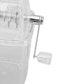 Miniatyrbilde 5 av 5: Håndsveivet Iskrusher Klar Rustsikker Multifunksjonell Manuell Iskrusher for Hjemmekjøkken Transparent