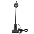 Miniatyrbillede 2 af 5: USB LED Bordlampe Mini Skrivebordslampe Natlampe med Klemme til Hjemmestudie Læsning Sort Varm