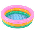 Miniatyrbillede 2 af 5: Børn Blød Oppustelig Swimmingpool Drenge Rund Form Lys Farve Babybassin PoolS