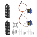 Miniatyrbilde 5 av 5: A2217 1100KV Børsteløs Motor 40A ESC SG90 9G Mikro Servo 1060 Propell for RC Fly (1100KV Motor 40A ESC 9G Servo 1060 Propell)