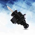 Miniatyrbilde 5 av 5: 10 stk/pose Metall Runde Hodestropplåser Antiskli Stropplåsknapper For Elektrisk Gitar (svart)