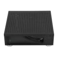 Miniatyrbillede 1 af 5: Desktop Computer Kabinet God Varmeafledning Udsøgt Kompakt Sort Mini HTPC Kabinet til Hjemmevideo Computer