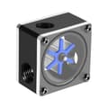6 Impeller 3-vejs Flow Meter Indikator til PC Vandkølingssystem G1/4 Gevind