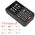 Miniatyrbilde 1 av 4: GTMEDIA V8 Finder 2 TV Signal Finder Meter DVB-S/S2/S2X Signalmottaker 3,5-tommers LCD-skjerm H.264 Automatisk Beregning av Vinkel 4000mAh Batteri
