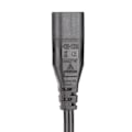 Pikkukuva 4 / 5: IEC320 C8 - IEC320 C5 virtajohto IEC320 C8 uros - C5 naaras kaapelisovitin 3-piikkisille kannettavan tietokoneen virtalähteille 100‑250V