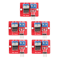 Miniatyrbilde 3 av 5: 5 stk. 3,3V/5V MOSFET Driver Moduler PWM Utgang Drivkort Utgang 0‑24V