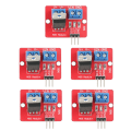 Pikkukuva 2 / 5: 5 kpl 3,3 V / 5 V MOSFET-ohjainmoduuleja PWM-lähtöohjauskortit Lähtö 0–24 V