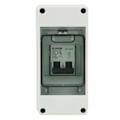Miniatyrbillede 1 af 5: DC Strømafbryder 2P 10A IP65 Vandtæt DC Isolator Kontakt Miniature Strømafbryder med Boks til Solcelle PV 1000V