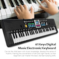Miniatyrbillede 2 af 5: 61 Tangenter Digitalt Musik Elektronisk Keyboard Børn Multifunktionelt Elektrisk Klaver til Klaverstuderende med Mikrofonfunktion Musikinstrument