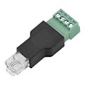Miniatyrbillede 2 af 5: Ethernet-stik RJ11 6P4C Han til 4-benet Skrueklemmetilslutning