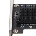 Miniatyrbillede 5 af 5: PCI E Udvidelseskort 1 til 4 PCIE Porte Plug in Design Anti-interferens PCIE Riser Kort til Desktop