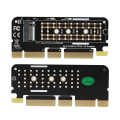 Miniatyrbild 5 av 5: M.2 NGFF SSD till PCI‑E 3.0 X16 Hög Hastighet SSD Hårddisk Adapter Utbyggnad Riserkort