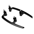 Miniatyrbilde 1 av 5: CNC Aluminium Motorsykkel Passasjer Bakre Grab Bar Sete Skinnesett for Kawasaki Z650 17-18 Svart