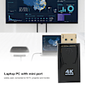 Miniatyrbild 4 av 5: 4Kx2K Display Port DP Hane till HDMI Hona Adapter Konverterare 1080P Utrustning