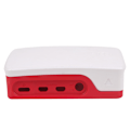Pikkukuva 5 / 5: ABS-kotelo, suojakuori, napsautettava aukko, tarkka reikä, korroosionkestävyys Raspberry Pi 4B:lle (valkoinen punainen)