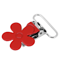 Miniatyrbillede 4 af 5: 10 stk./parti 25 mm Mini Blommeformet Seler Sutteholder Bøjle Klips Holder