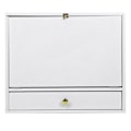 Miniatyrbillede 2 af 5: Computerskrivebord Vægmonteret Multifunktionelt Foldbart Laptopbord Skrivebord til Hjemmekontor