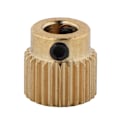Miniatyrbild 4 av 5: 10st 3D-skrivartillbehör Högkvalitativ drivväxel i mässing för MK7 MK8 Extruder 26 tänder
