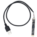Miniatyrbild 3 av 5: USB-kameramodul 2 MP för bärbara datorer, 4,8 mm brännvidd, vändbar belysning för Android