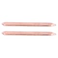 2 STK 80MM Termisk Ledende Messingrør DIY Laptop Notebook CPU GPU Køleplade Fladt Varmerør