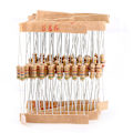 Miniatyrbillede 4 af 5: 1000 stk. 1/2W 1-10M ohm Kulfilmmodstande Sortiment Elektroniske Komponenter
