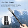Miniatyrbillede 3 af 5: Camnoon 3 Meter/118 Tommer Bærbar Selfie Stick Teleskopisk Selfie Stand Kulfiber 4 Sektioner med 1/4in Skrue Kompatibel med INSTA360 X2/X3