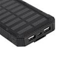 Miniatyrbild 5 av 5: Bärbar 20000mAh Snabbladdning Dubbel USB Polar Mobil Power Bank Case DIY Kit Svart