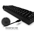 Miniatyrbild 4 av 5: OUTEMU USB Kabelanslutet 61-tangenters Mekaniskt Tangentbord LED-Bakgrundsbelyst Stöder Hot Swap Blå Switch / Röd Switch