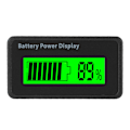 Miniatyrbillede 1 af 5: Grøn Baggrundsbelyst GY-6H Batteri Strøm Display 12-48V Universal Batterikapacitet Indikator Voltmeter