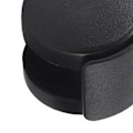 Miniatyrbillede 5 af 5: 4 stk. drejelige hjul til møbler, kontorstol, udskiftning, nylonplast med bremse, sort