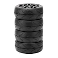 Miniatyrbillede 4 af 5: 4 stk. Gummi RC Racing Dæk Bil On Road Fælg Passer Til HSP HPI 9068‑6081 1/10