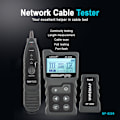Miniatyrbillede 2 af 5: Multifunktionel LCD Netværkskabel Tester Wire Tracker PoE Checker Inline PoE Spændings- og Strømtester med Kabeltester med Lysfunktion