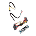 Miniatyrbillede 4 af 5: PC PSU DC 12V Input 300W Computer Strømforsyningsmodul med 24Pin Connect/ AUX/ SATA Kabel