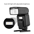Miniatyrbillede 5 af 5: Andoer Universal Flash Speedlite GN40 Justerbar LED Udfyldningslys On-camera Flash Med Beslag Erstatning for Canon Nikon Olympus Pentax DSLR Kameraer