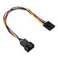 Miniatyrbillede 2 af 5: 5 stk. 5-pin til 4-pin adapterkabel interface konverter dedikeret blæserkabel til Dell