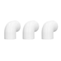 Miniatyrbillede 1 af 5: 12 stk. PVC Rørfittings 90 Graders Albue Adapter 2 Vejs Plast Vandforsyningssamlinger 32 mm ID