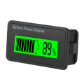 Miniatyrbilde 5 av 5: Grønn Bakgrunnsbelyst GY-6H Batteristrømdisplay 12-48V Universell Batterikapasitetsindikator Voltmeter
